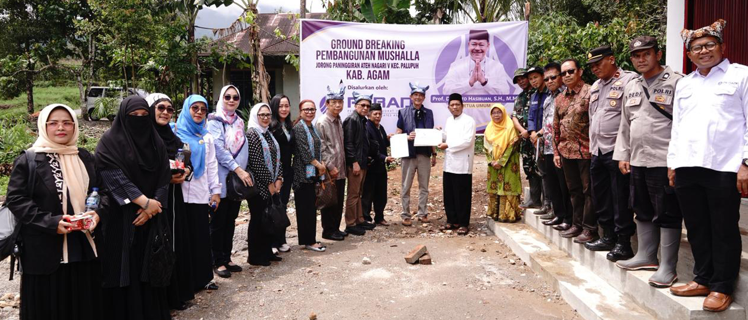Pelaksanaan Pemberian Sumbangan Bencana - Membangun Musholla di Kabupaten Agam Sumbar - 1 April 2026